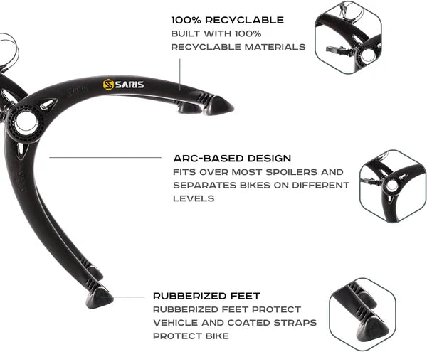 Saris Bones 2- Saris Bike Rack- Saris Car Rack- Car Rack