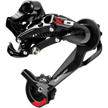 SRAM X0 10-Speed Rear Derailleur (Short-cage) Red