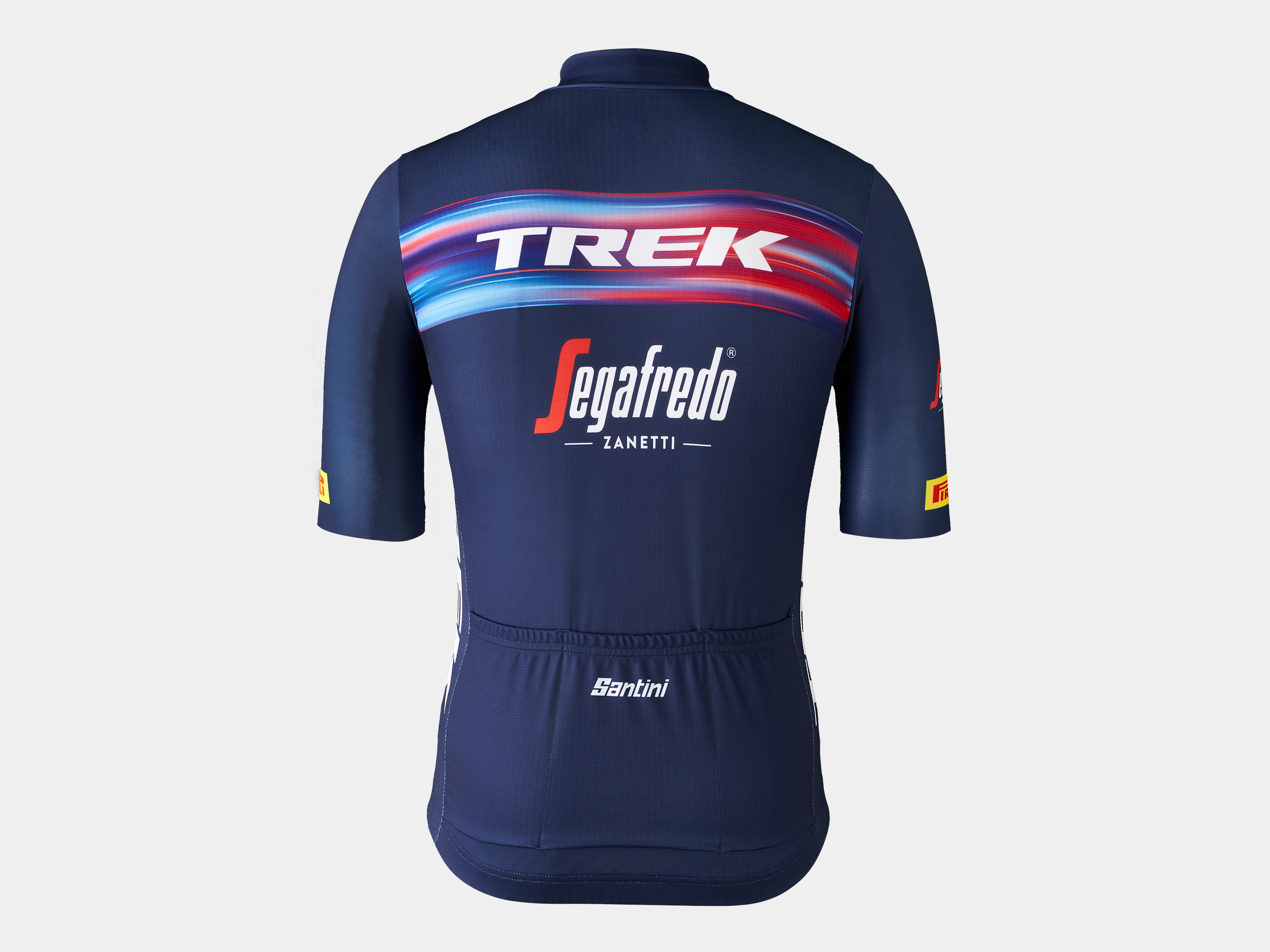Santini Trek-Segafredo Men's TDF Replica Cycling Jersey- Cycling Jersey- Men's Cycling Jersey- Men's Apparel